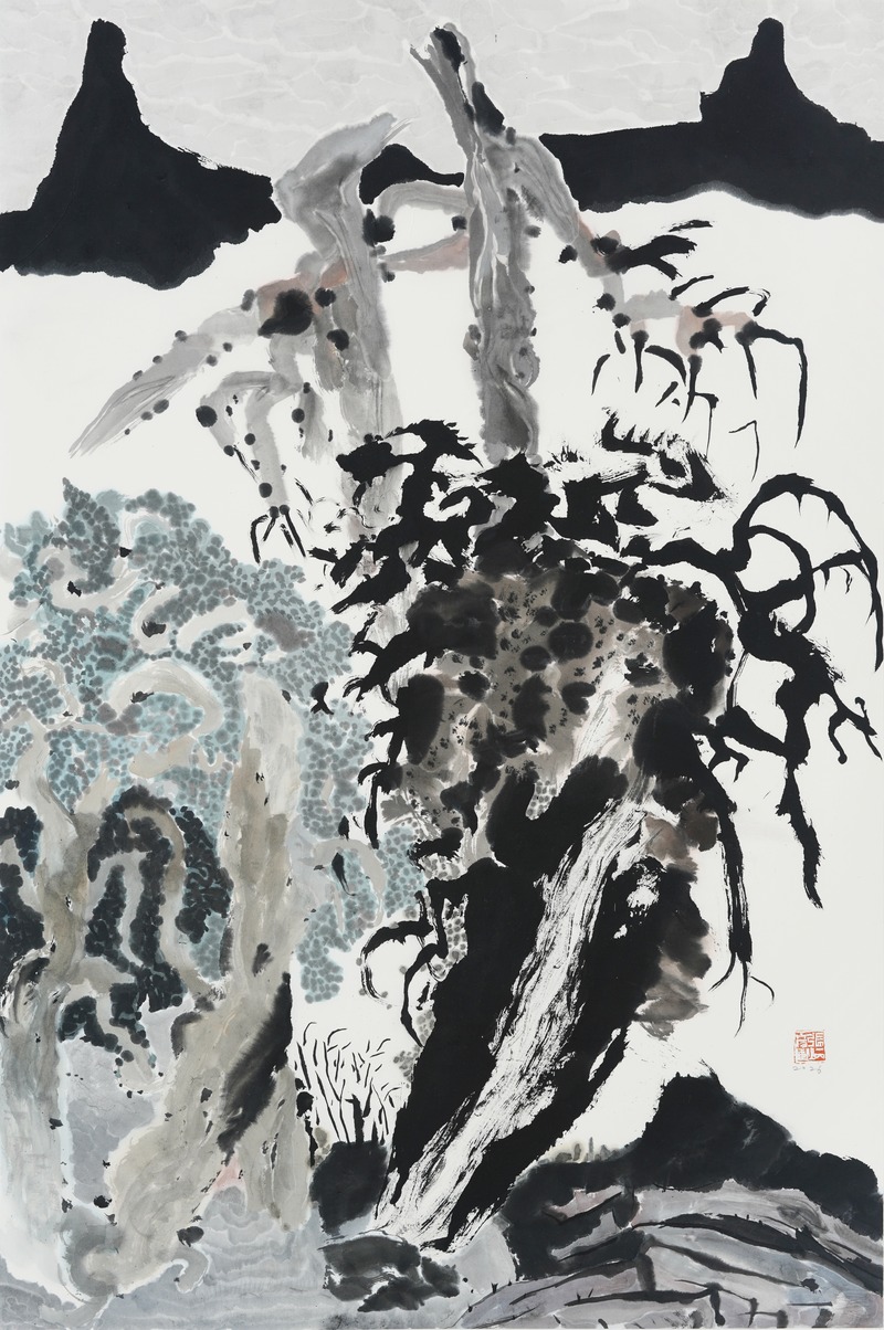 Jang Byeong Eun · Eastbrush · 张炳彥 · Landscape_in_Mind ·  ink_and_light_color_on_paper · 1050mm_x_700mm · 2026